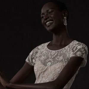 BHLDN Lotus Threads Essex Wedding Gown